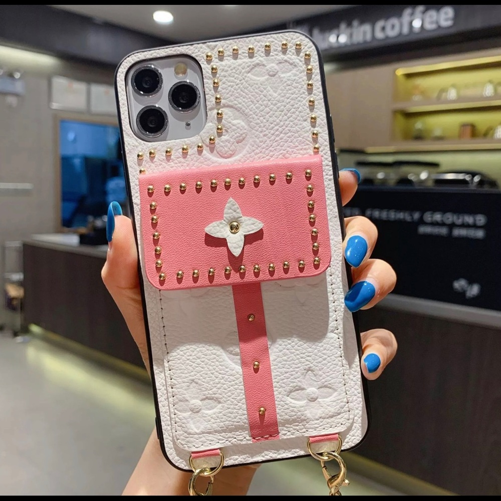 🍭SALE🍭 iPhone DESIGNER STYLE CROSSBODY WALLET CARD CASE